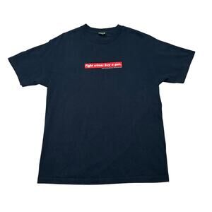 FTP x Fuct Fight Crime Short Sleeve T Shirt Men's Large Streetwear Skater
